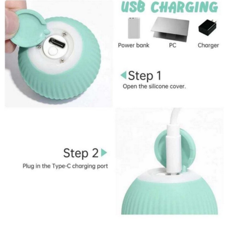 Cat Toy Supplier - Automatic Interactive Rolling Ball