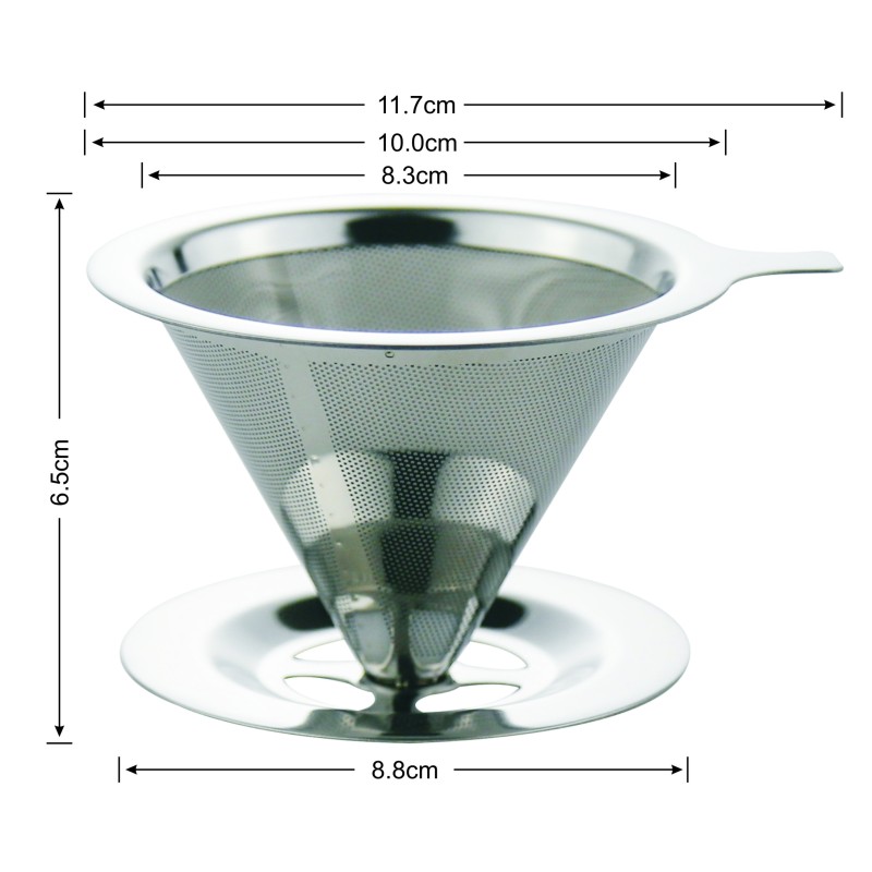 Coffee Filter Manufacturer - Titanium Coated Pour Over Cone