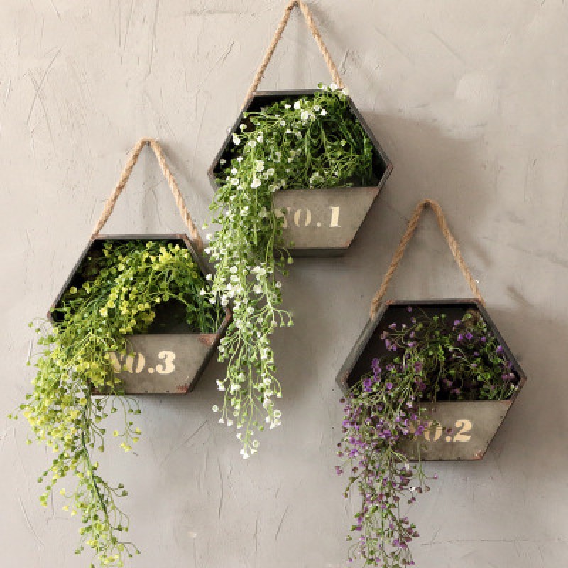 Hanging Basket Factory - Metal with Coconut Coir Liner