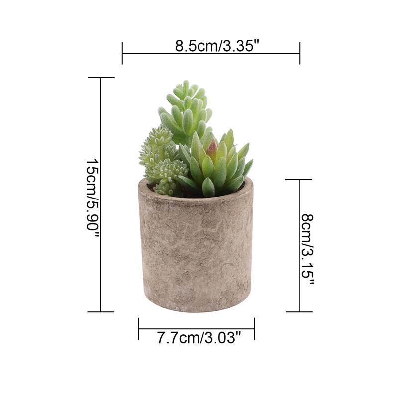 Topiary Factory - Mini Potted Faux Plastic Decoration