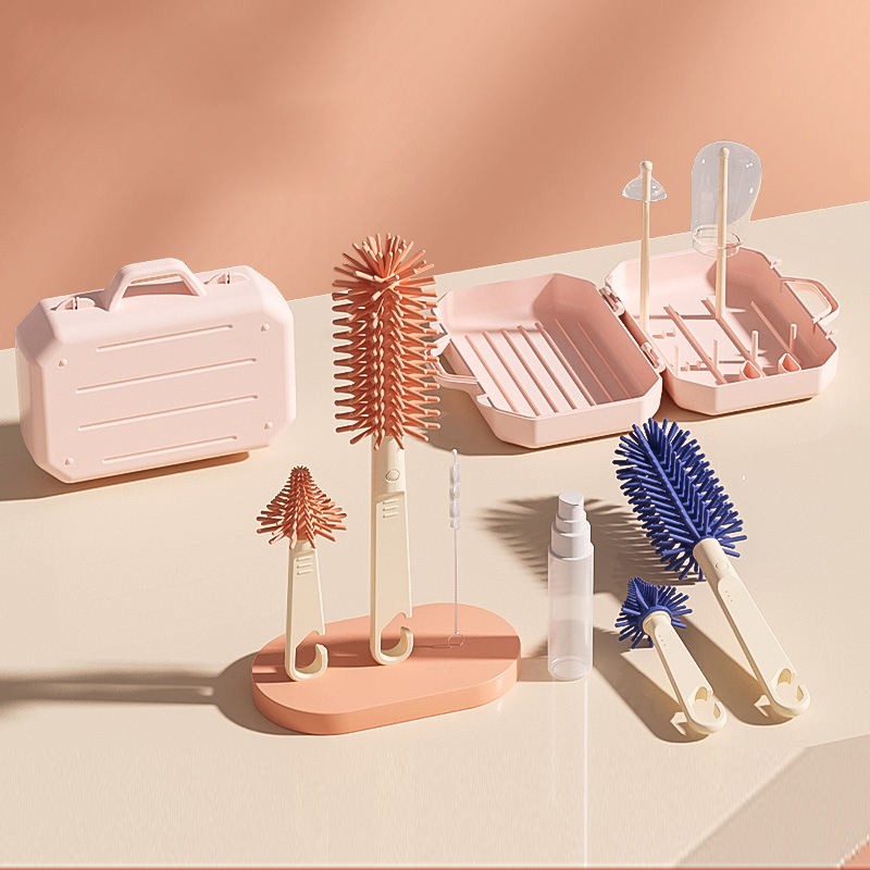 Bottle Brush Supplier - 6 in 1 Silicone Cleaner Kit