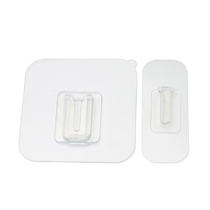 Wall Hook Manufacturer - Plastic Transparent Adhesive Rail