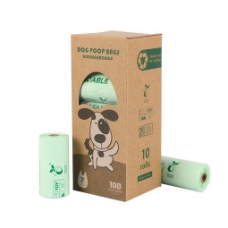 Pet Poop Bag Factory - Cornstarch Biodegradable Handle Vest