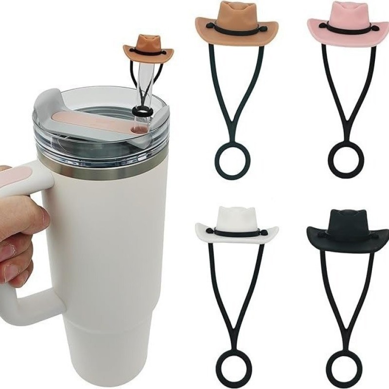 Cowboy Hat Cover Manufacturer - Silicone Straw Cap 10mm