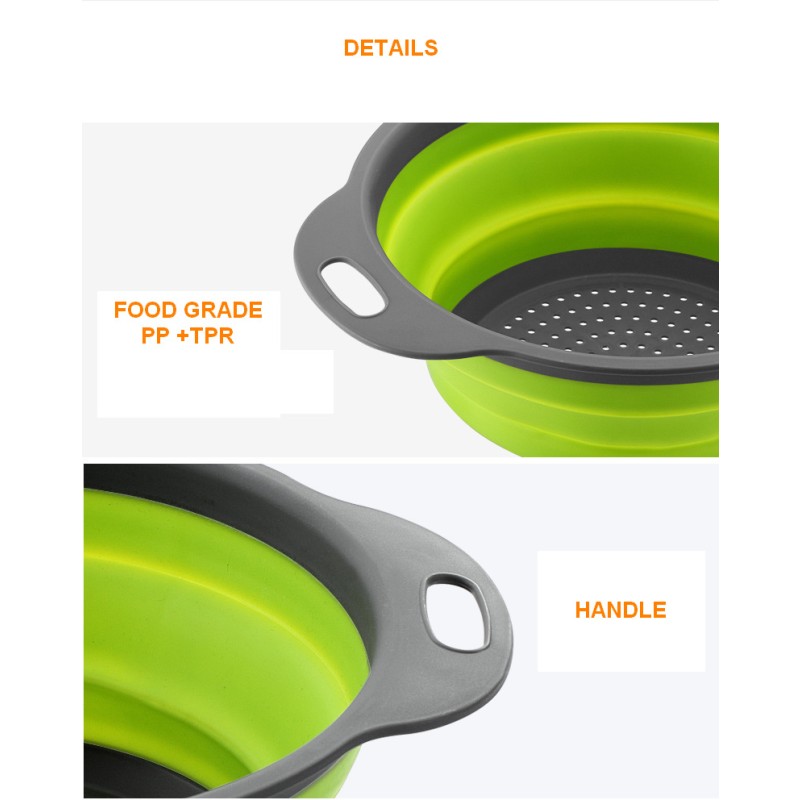 Colander Set Manufacturer - Dishwasher Safe Collapsible