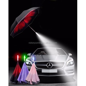 Umbrella Manufacturer - Reverse Folding LED Windproof