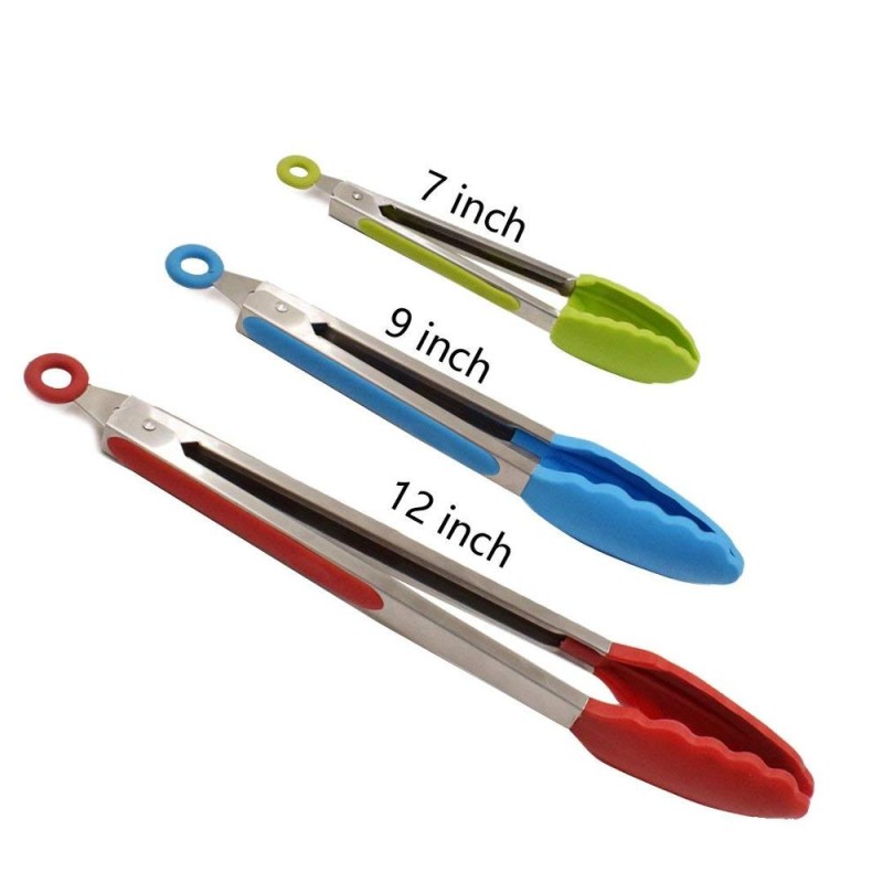 Kitchen Tongs Manufacturer - Anti-skid Silicone Cooking Tool