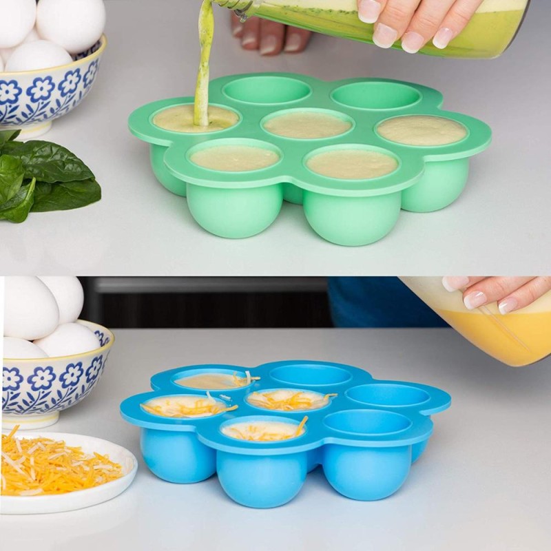 Egg Mold Manufacturer - Silicone Bites with Steamer Rack