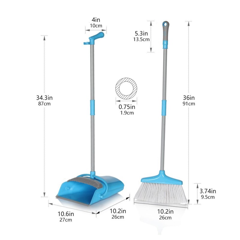 Broom Dustpan Manufacturer - Standing Upright Sweep Set