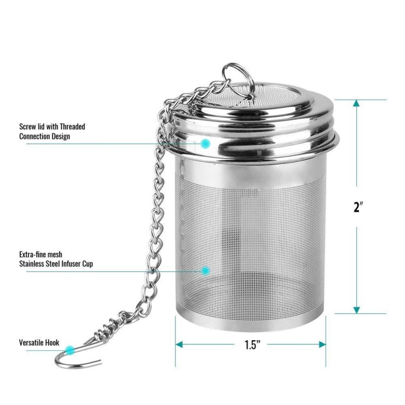 Tea Infuser Factory - Extra Fine Mesh Threaded Connection