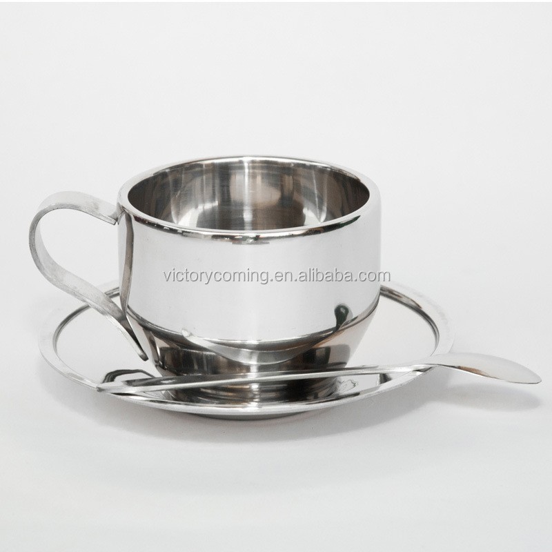 Coffee Cup Factory - Sliver Stainless Steel Handle Set