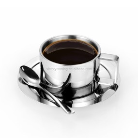Coffee Cup Factory - Sliver Stainless Steel Handle Set