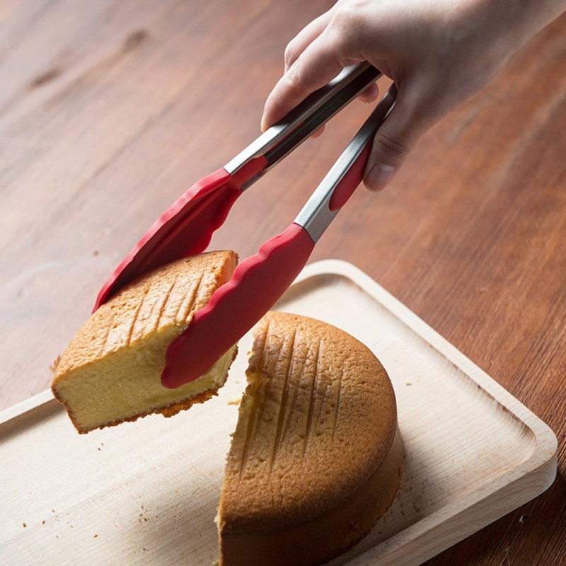 Kitchen Tongs Manufacturer - Anti-skid Silicone Cooking Tool