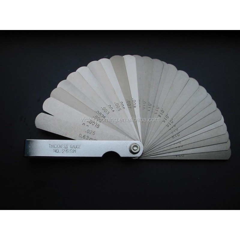 Feeler Gauge Supplier - 26 Blade Measuring Tool