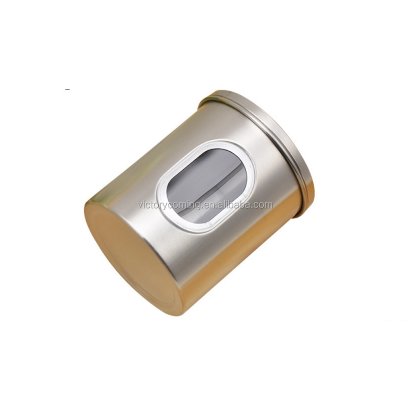 Food Container Factory - 4-Piece Metal Kitchen Canisters