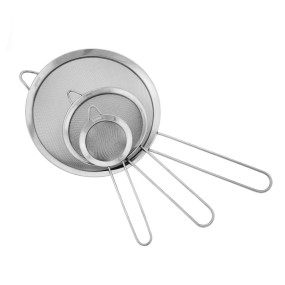 Strainer Set Factory - 3 Piece Fine Mesh Colanders