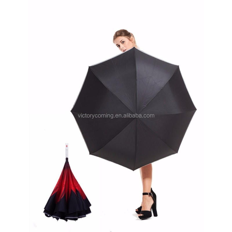 Umbrella Manufacturer - Reverse Folding LED Windproof