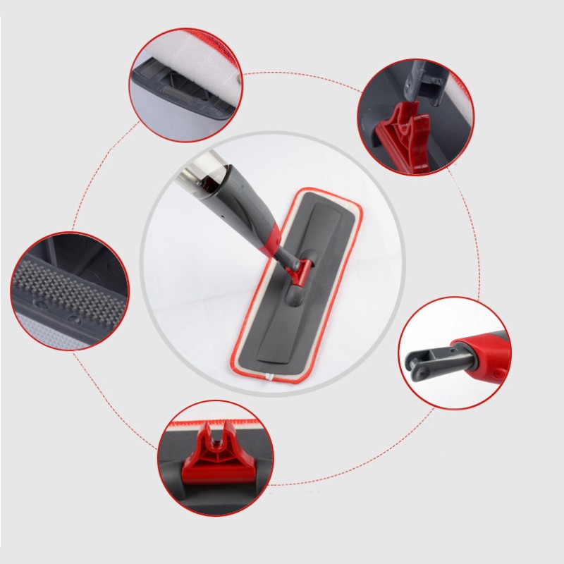 Spray Mop Manufacturer - 360 Spin Non Scratch Microfiber
