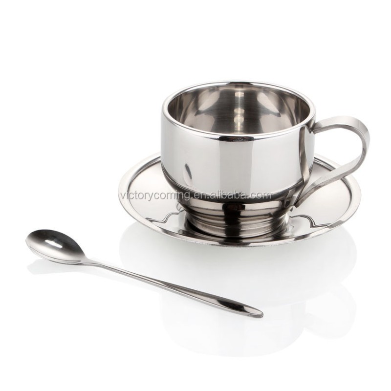 Coffee Cup Factory - Sliver Stainless Steel Handle Set