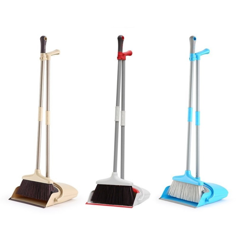 Broom Dustpan Manufacturer - Standing Upright Sweep Set
