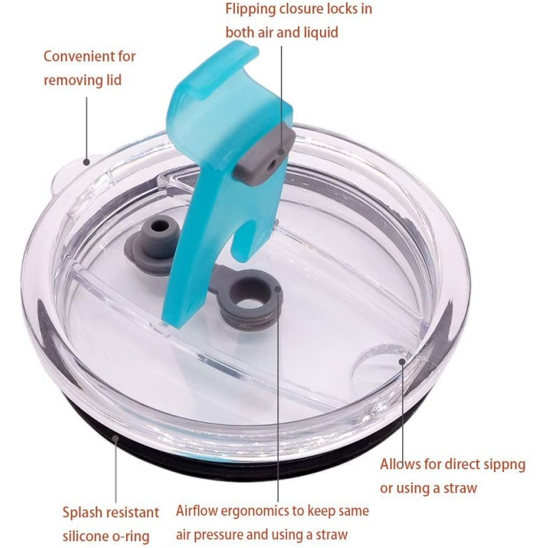 Tumbler Lid Supplier - Spill Proof Splash Resistant 20OZ