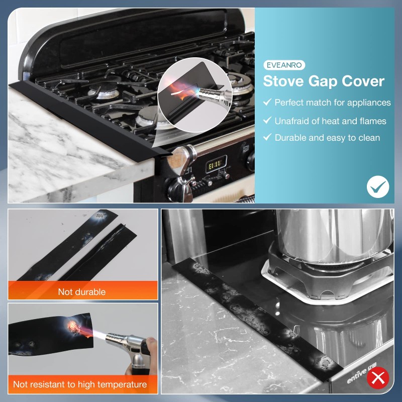 Stove Cover Factory - 2PCS Stainless Steel Gap Guards