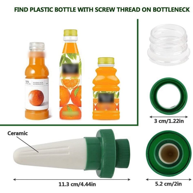 Self Watering Factory - 4 Pcs Terracotta Spikes Devices