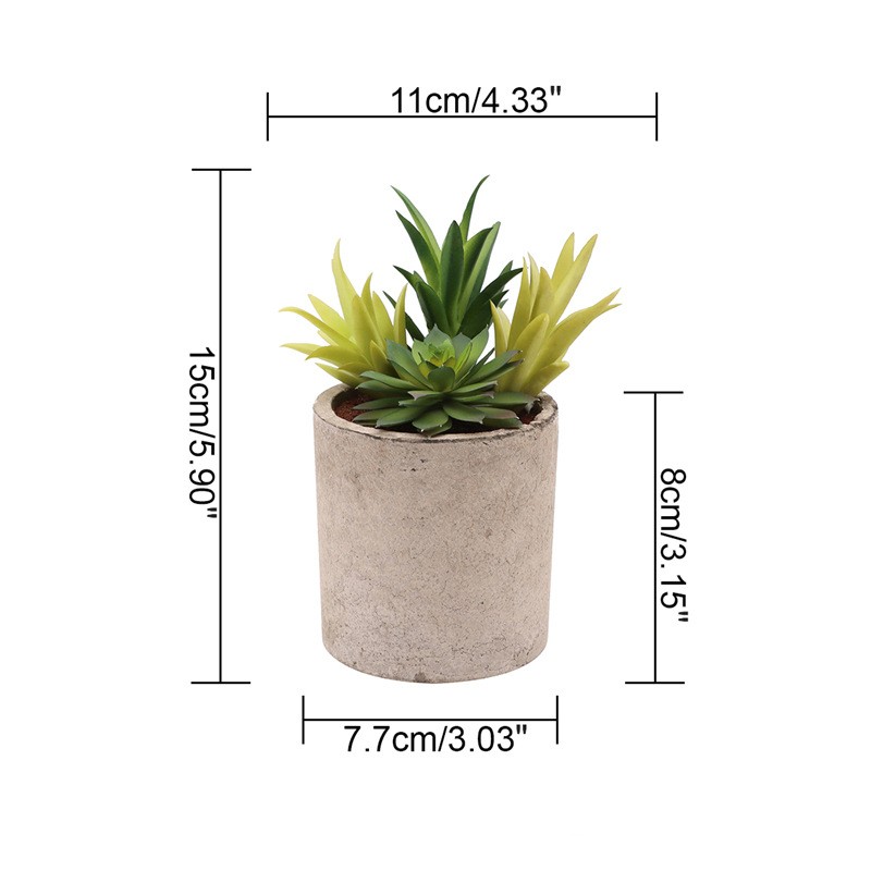 Topiary Factory - Mini Potted Faux Plastic Decoration