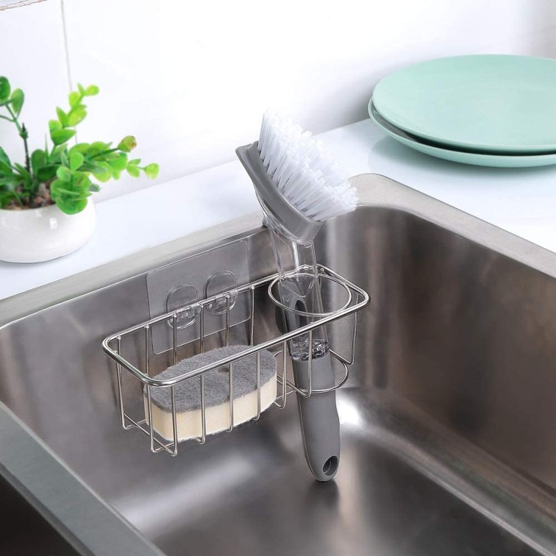 Sponge Holder Factory - 2 in 1 Sink Caddy SUS304