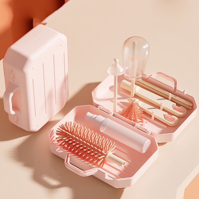 Bottle Brush Supplier - 6 in 1 Silicone Cleaner Kit