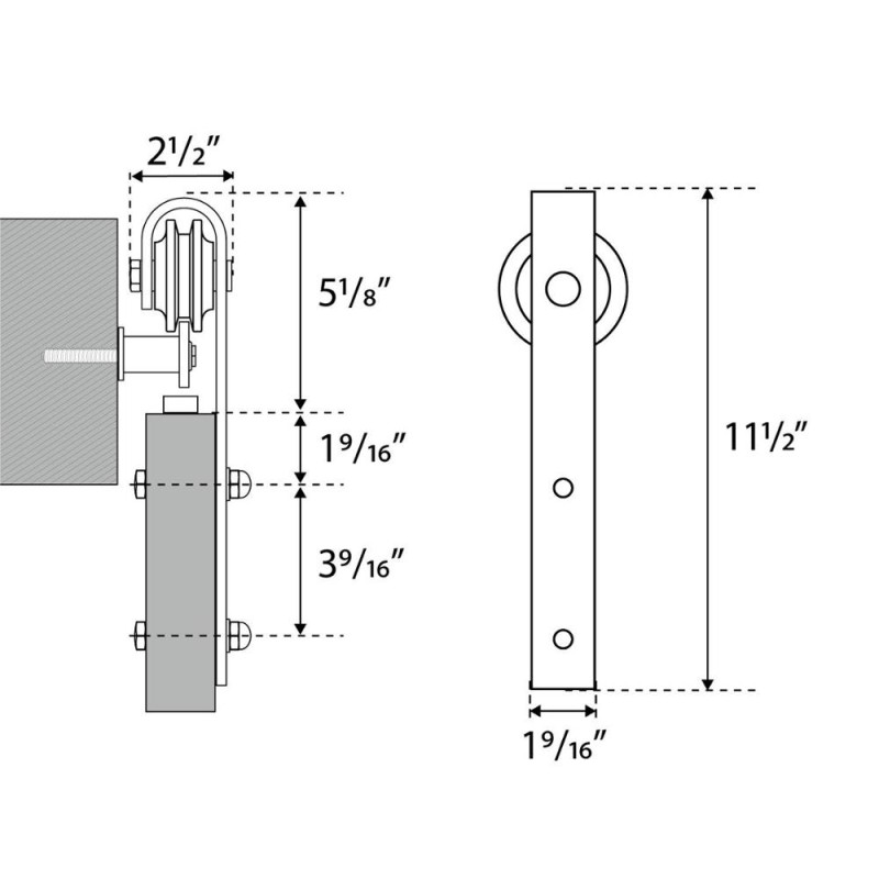 Barn Door Hardware Supplier - American Modern Interior Iron