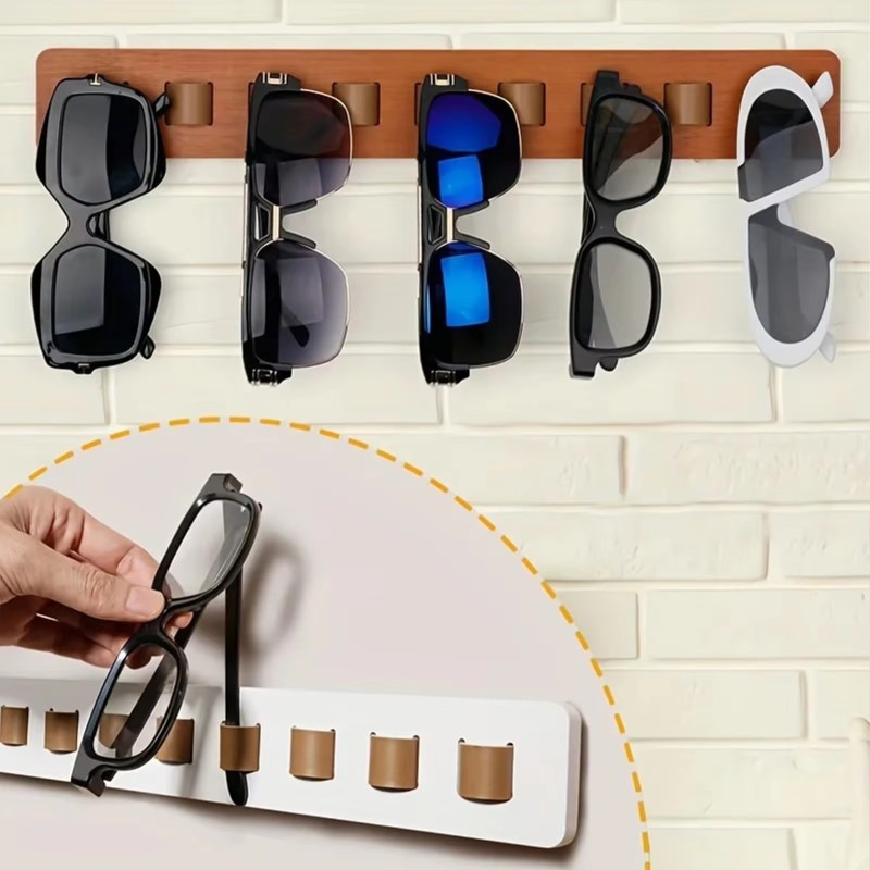 Eyeglass Rack Manufacturer - Wooden Wall Mounted Storage