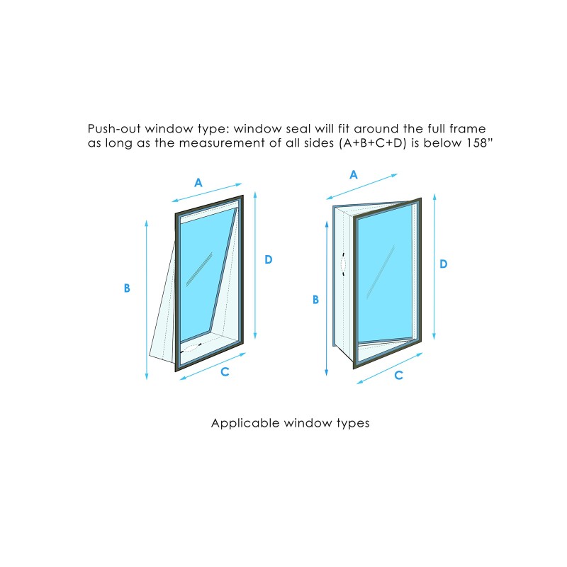 Window Seal Manufacturer - Portable AC Unit Zip