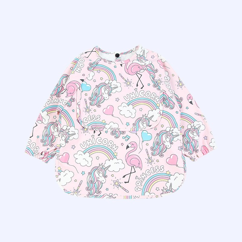 Baby Apron Manufacturer - OEM Custom Waterproof PU Long Sleeve Apron