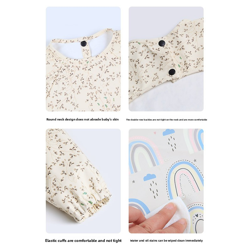 Baby Apron Factory - OEM Custom Waterproof PU Feeding Apron