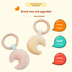 Baby Toys Factory - OEM Custom Natural Wood Ring Comforter