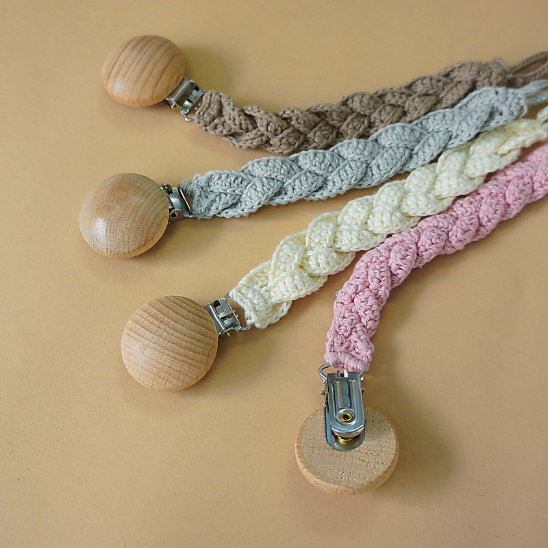 Pacifier Holder Factory - Cotton Weaving Styles Easy Use