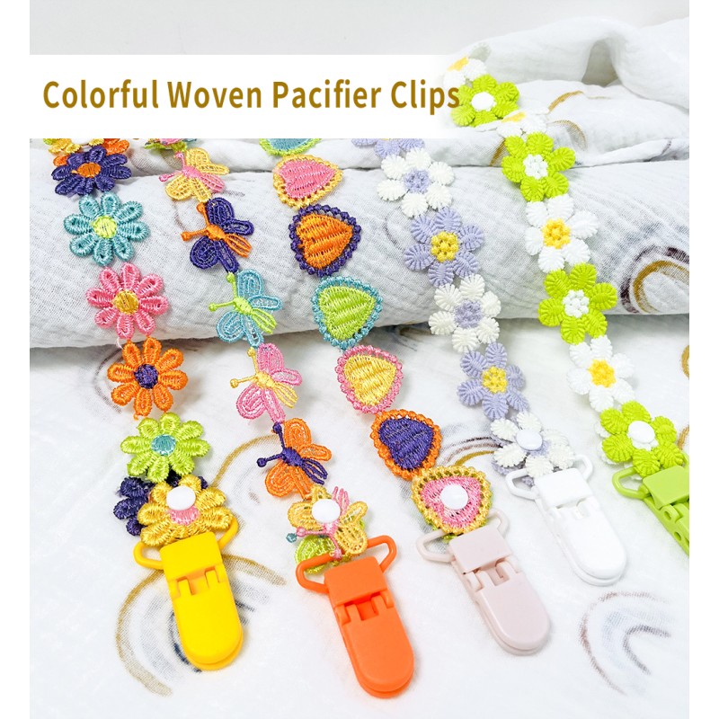 Pacifier Clip Manufacturer - 100% Handmade Braided Unisex