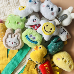 Pacifier Clip Supplier - 100% Cotton Fabric Soother Clip