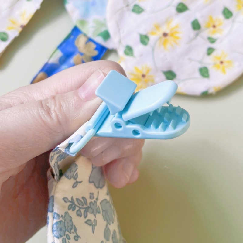 Pacifier Clip Manufacturer - Colorful Fabric Safe Cotton