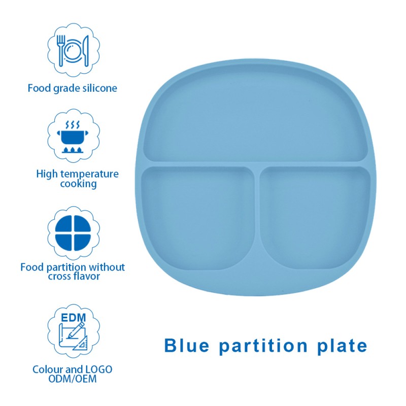 Suction Plate Factory - Food Grade Non-slip Microwave Safe