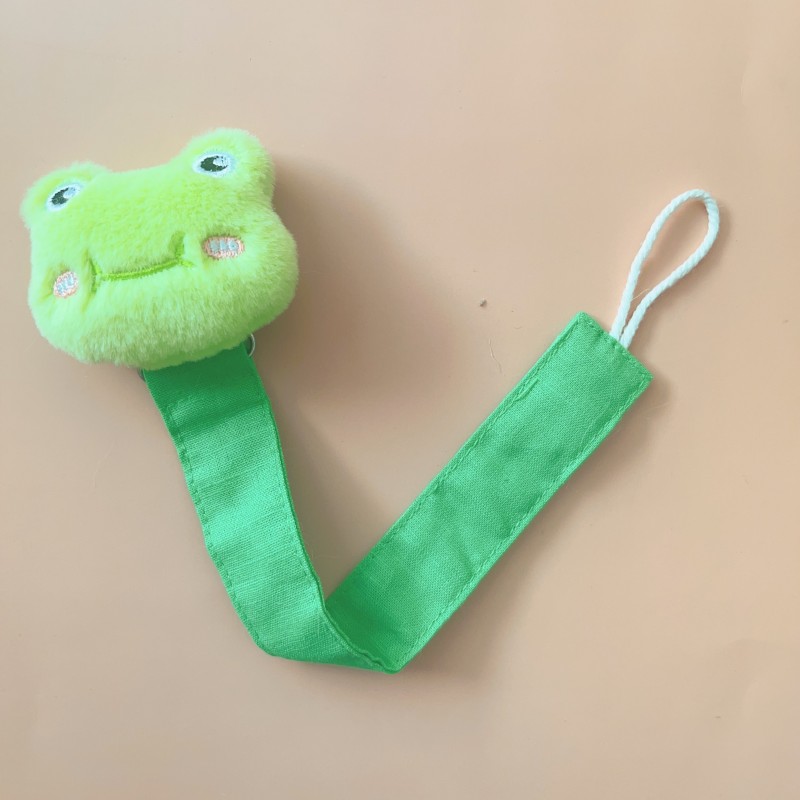 Pacifier Clip Supplier - 100% Cotton Fabric Soother Clip