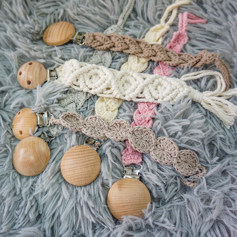 Pacifier Holder Factory - Cotton Weaving Styles Easy Use