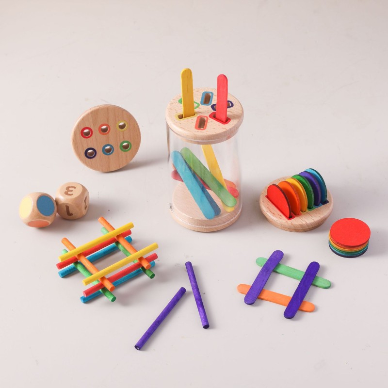 Bead Maze Factory - Wooden Abacus Roller Coaster Toy