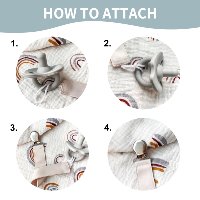 Pacifier Holder Factory - 1 Pack Fits Most Brands