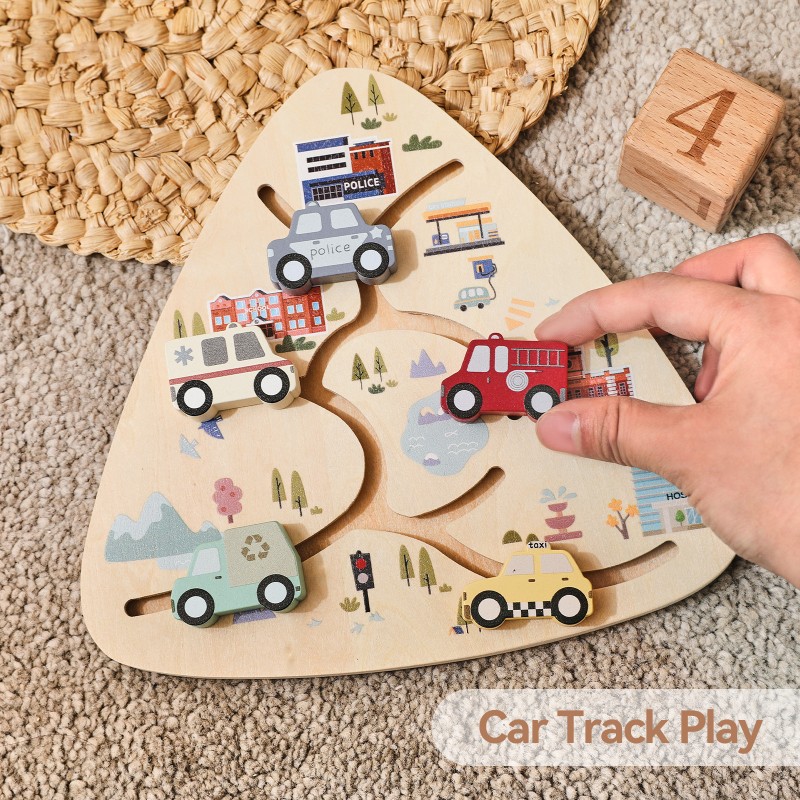 Wooden Toy Factory - Shape Sorting First Birthday Gift