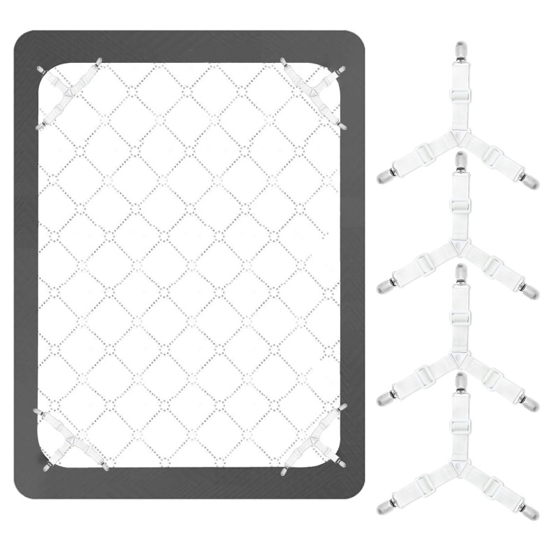 Bed Sheet Fastener Factory - Adjustable Triangle Gripper Straps
