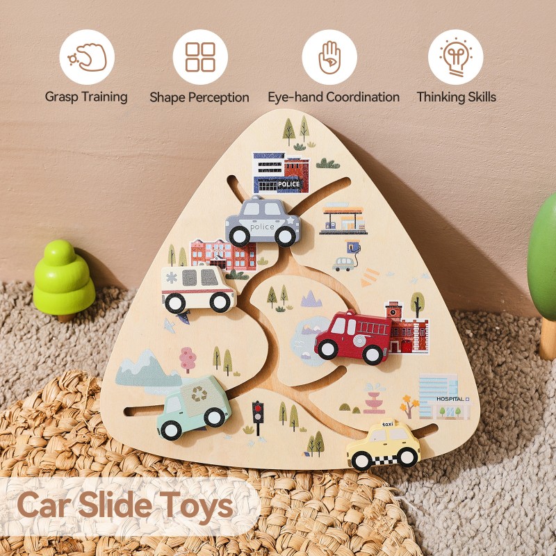 Wooden Toy Factory - Shape Sorting First Birthday Gift