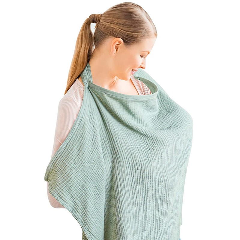 Nursing Cover Factory - 1-Pack Muslin Soft Arch Neckline