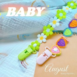 Pacifier Clip Manufacturer - 100% Handmade Braided Unisex